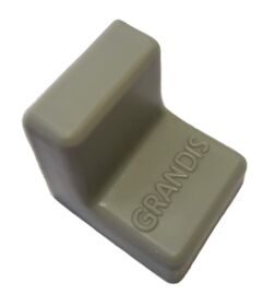 Декоративная накладка Grandis 20х20 серая (уп=400шт)